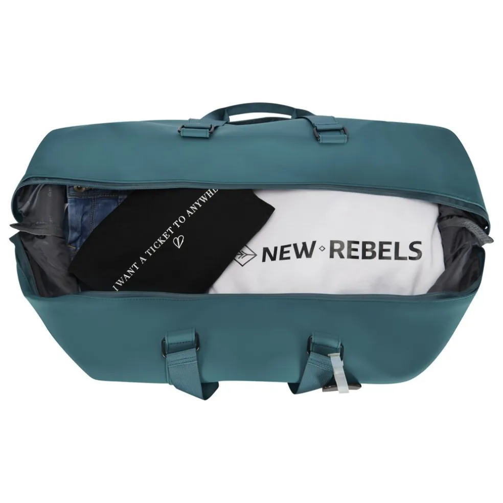New Rebels Mart Weston Duffel Petrol 58L Trolley Wasserabweisend