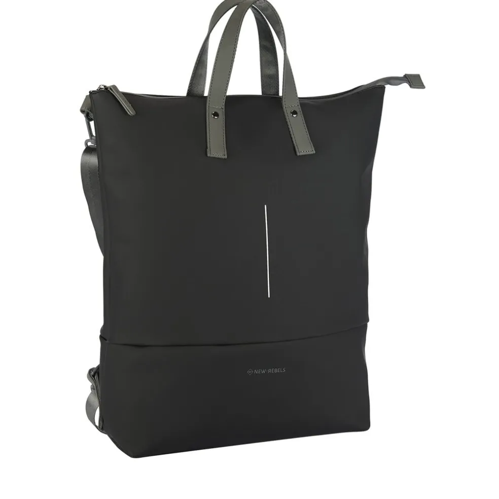 New Rebels Matteo Millburn Schwarz 18L Rucksack Shopper Wasserabweisend Laptop 15.6"