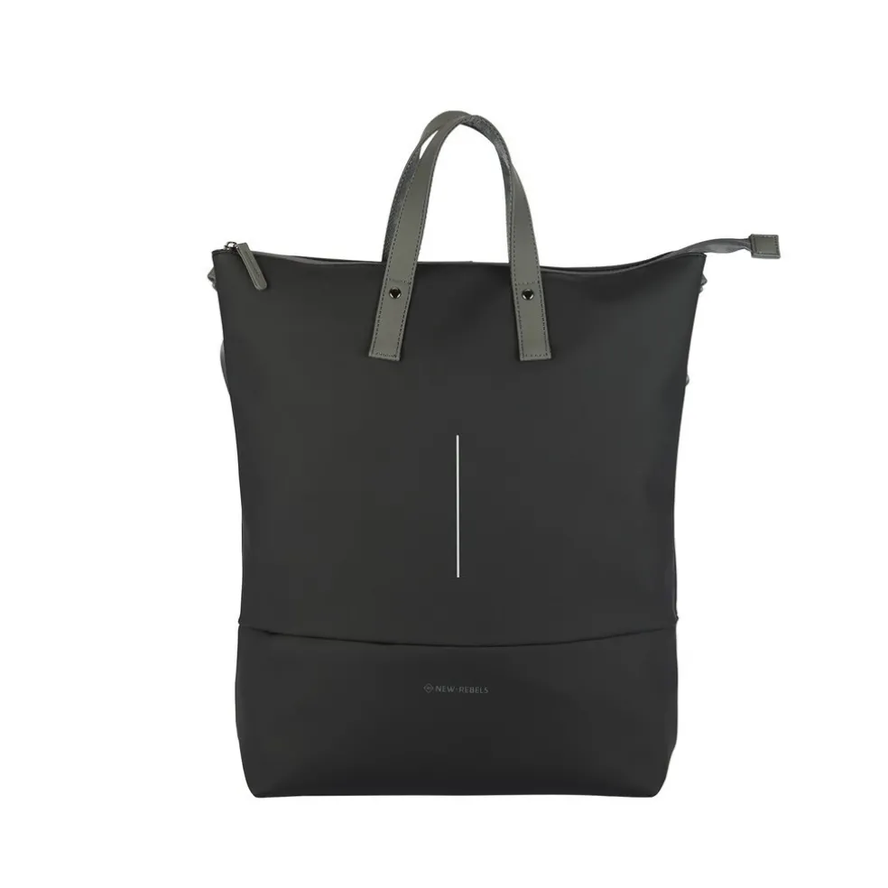 New Rebels Matteo Millburn Schwarz 18L Rucksack Shopper Wasserabweisend Laptop 15.6"