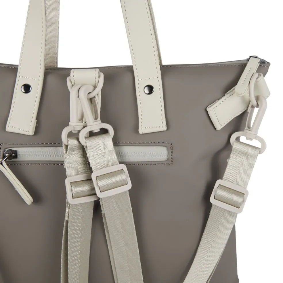 New Rebels Matteo Trenton Taupe 18L Rucksack Shopper Wasserabweisend