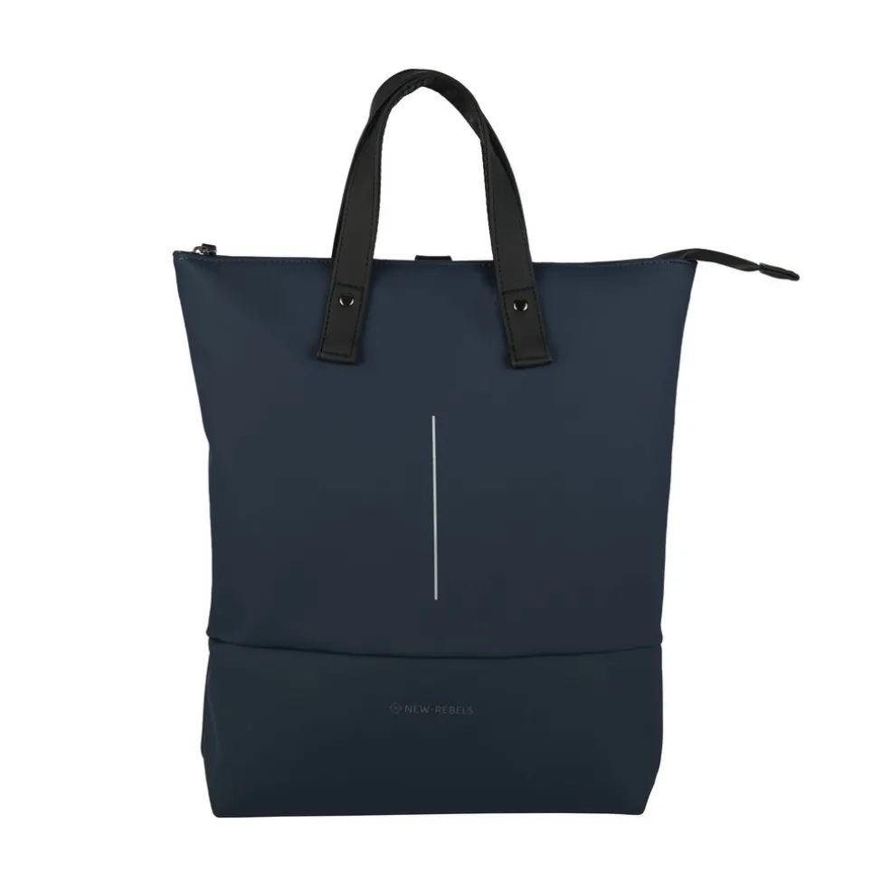 New Rebels Matteo Trenton Marineblau 18L Rucksack Shopper Wasserabweisend