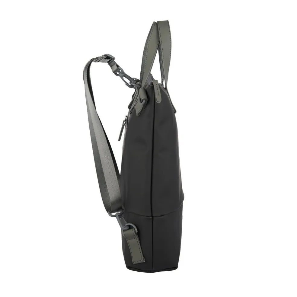 New Rebels Matteo Trenton Schwarz 18L Rucksack Shopper Wasserabweisend