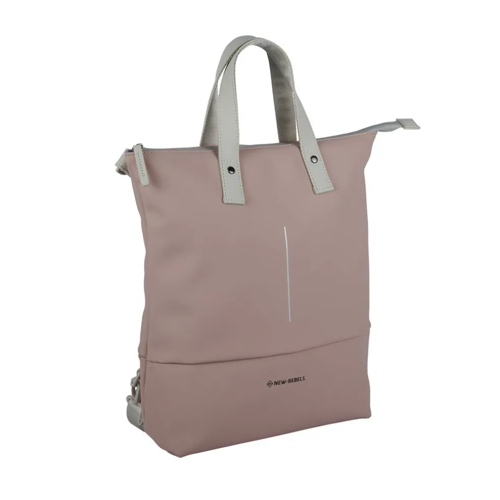 New Rebels Matteo Trenton Altrosa 18L Rucksack Shopper Wasserabweisend