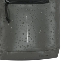 New Rebels New York Droplets - New York Rolltop Rucksack 21L Antracite
