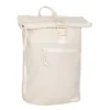 New Rebels New York Ribbi Rolltop Rucksack 17-21 l Schultasche & Arbeitstasche Rippstoff-Laptop-Rucksack 15,6 Zoll Beige