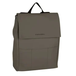 New Rebels Omar Lincoln Taupe 17L Rucksack mit Klappe Wasserabweisend Laptop 15.6"