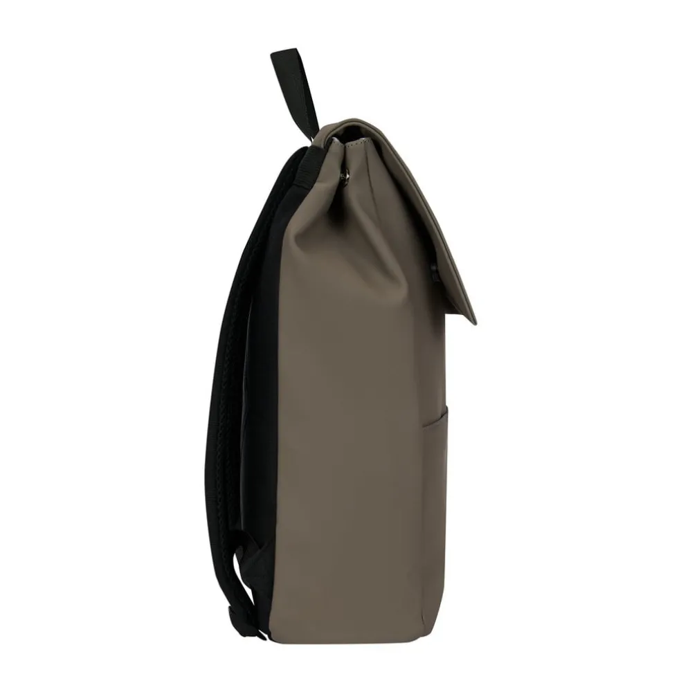 New Rebels Omar Lincoln Taupe 17L Rucksack mit Klappe Wasserabweisend Laptop 15.6"