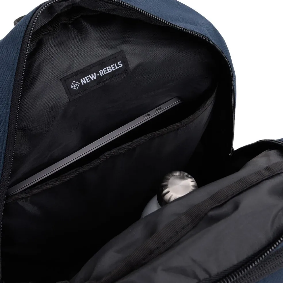 New Rebels Otis - Milcreek Backpack 25L - Duotone - strapazierfähiges, wasserabweisendes Polyester - 15.6" Laptop - Marineblau