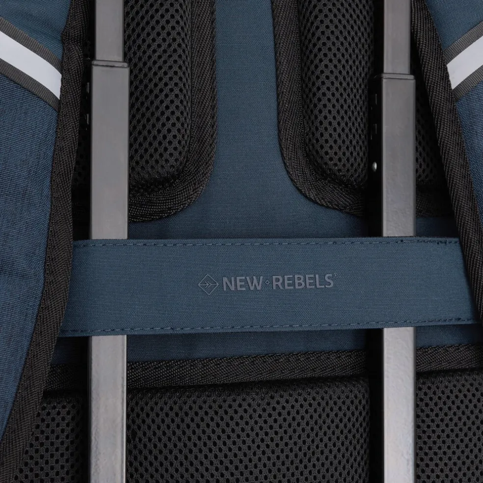 New Rebels Otis - Milcreek Backpack 25L - Duotone - strapazierfähiges, wasserabweisendes Polyester - 15.6" Laptop - Marineblau