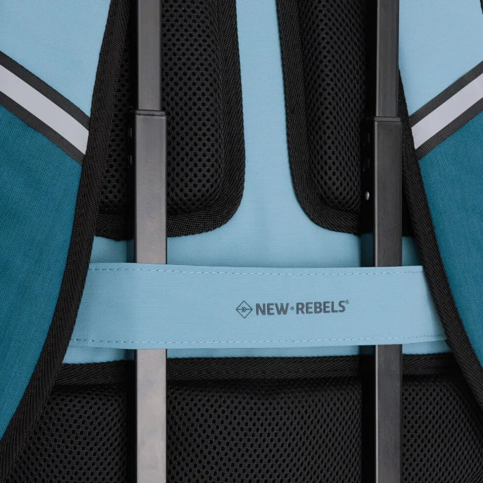 New Rebels Otis - Milcreek Backpack 25L - Duotone - strapazierfähiges, wasserabweisendes Polyester - 15.6" Laptop - Soft blau