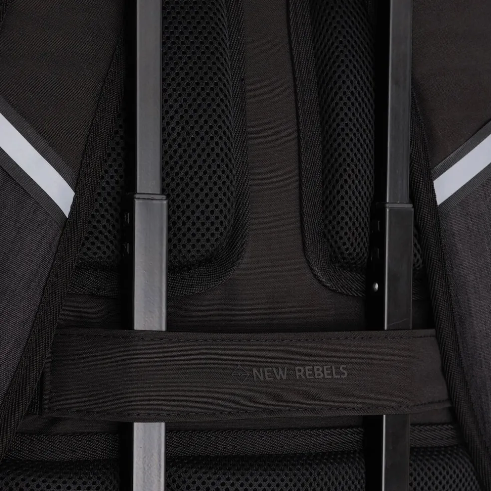 New Rebels Otis - Milcreek Backpack 25L - Duotone - strapazierfähiges, wasserabweisendes Polyester - 15.6" Laptop - Schwarz