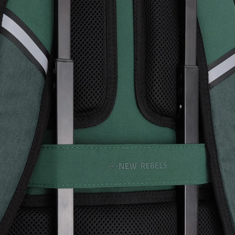 New Rebels Otis - Stanford Rucksack 20L - Duotone - strapazierfähiges wasserabweisendes Polyester - 15.6" Laptop - Dunkelgrün