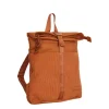 New Rebels Ribbi Los Angeles Rolltop Rucksack Mini Coffee Brown – 13 l