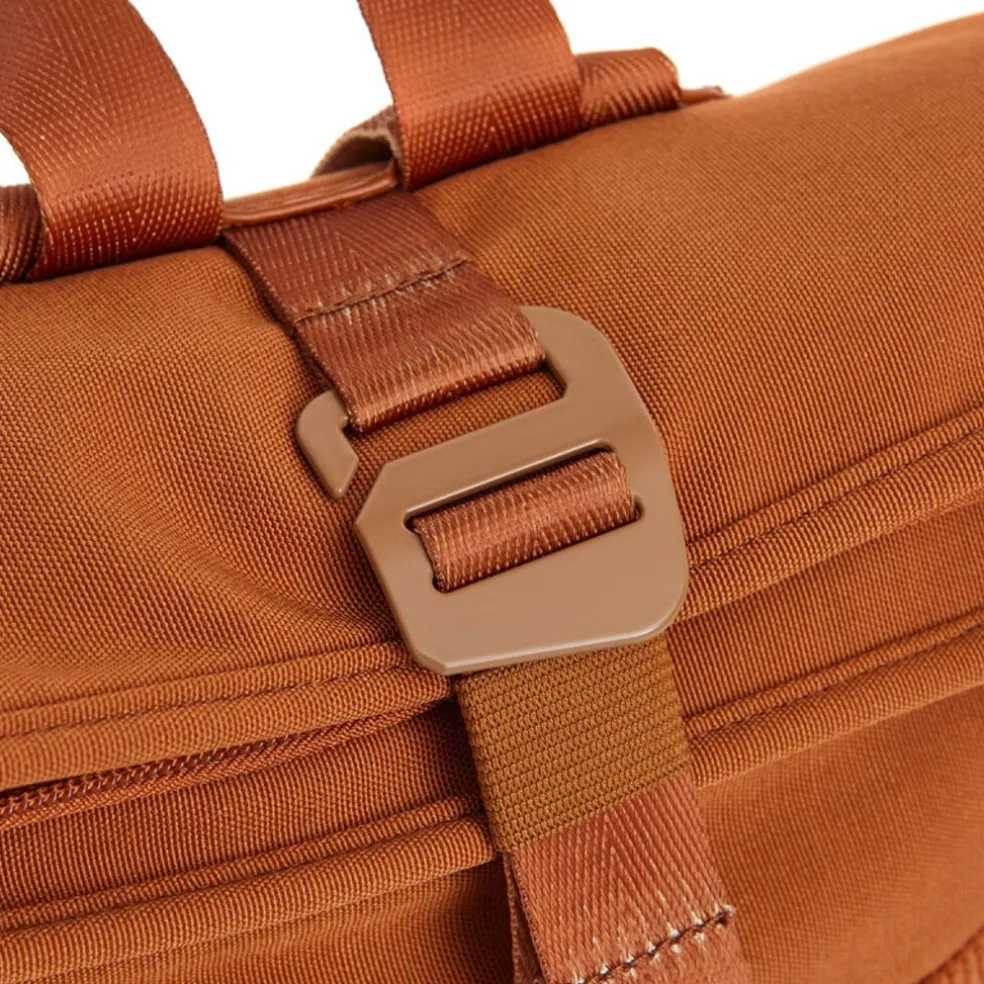 New Rebels Ribbi Los Angeles Rolltop Rucksack Mini Coffee Brown – 13 l