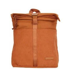 New Rebels Ribbi Los Angeles Rolltop Rucksack Mini Coffee Brown – 13 l