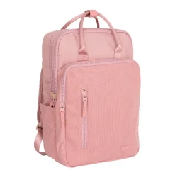 New Rebels Ribbi Milwaukee – Laptoptasche Schultasche Arbeitstasche 15,6 Zoll Laptopfach Rucksack Rib Fabric 18L Old Pink