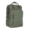 New Rebels Ribbi Milwaukee – Laptoptasche Schultasche Arbeitstasche 15,6 Zoll Laptopfach Rucksack Rib Fabric 18L Sage Green