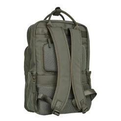 New Rebels Ribbi Milwaukee – Laptoptasche Schultasche Arbeitstasche 15,6 Zoll Laptopfach Rucksack Rib Fabric 18L Sage Green