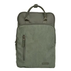 New Rebels Ribbi Milwaukee – Laptoptasche Schultasche Arbeitstasche 15,6 Zoll Laptopfach Rucksack Rib Fabric 18L Sage Green