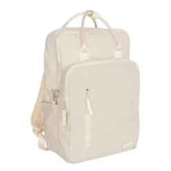 New Rebels Ribbi Milwaukee – Laptoptas Schooltas Werktas 15.6 inch Laptopvak Rugzak Rib Fabric 18L Beige