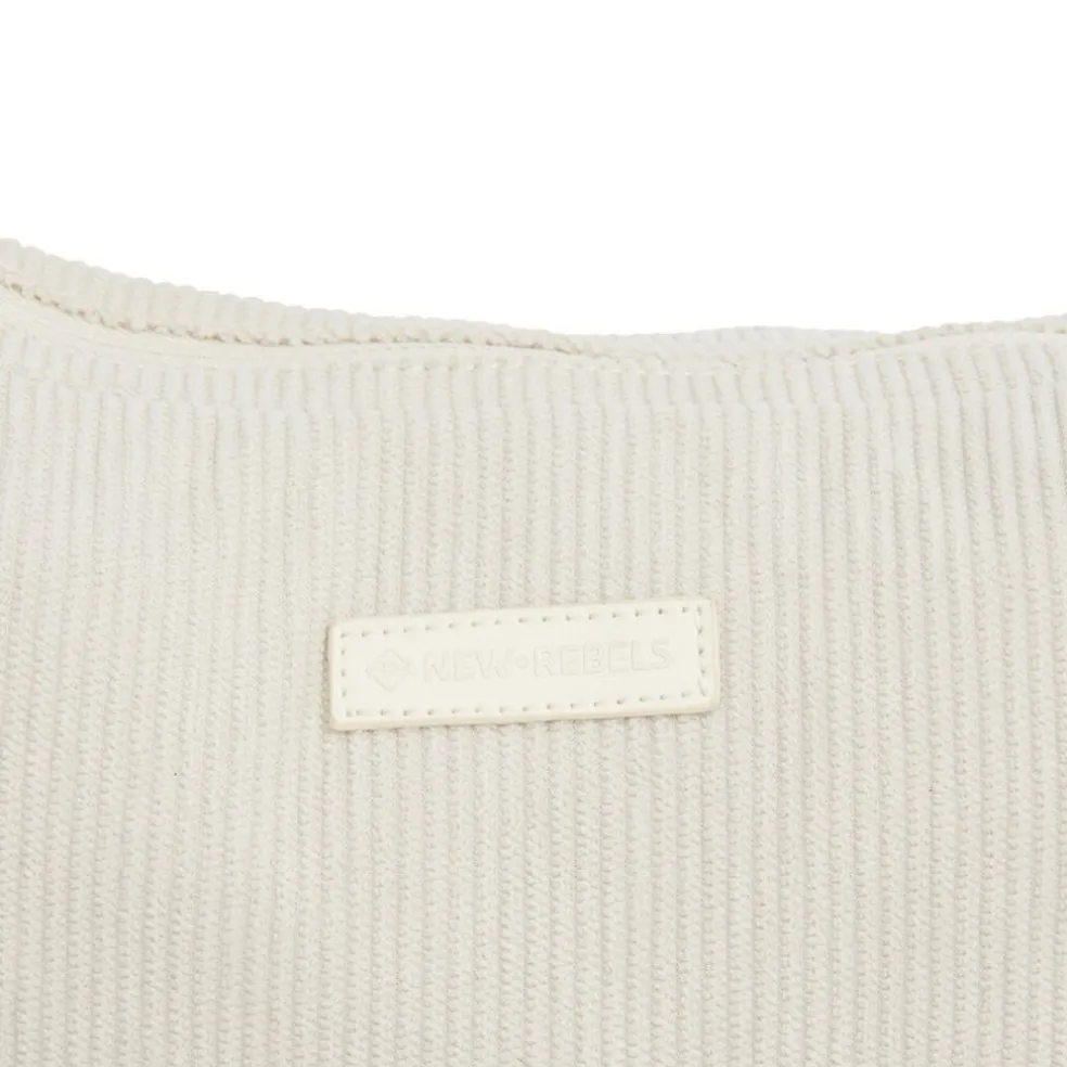 New Rebels Ribbi Rose Umhängetasche 6,1 l Rippstoff Polyester – Bequeme Crossbody-Tasche für den Alltag – Beige