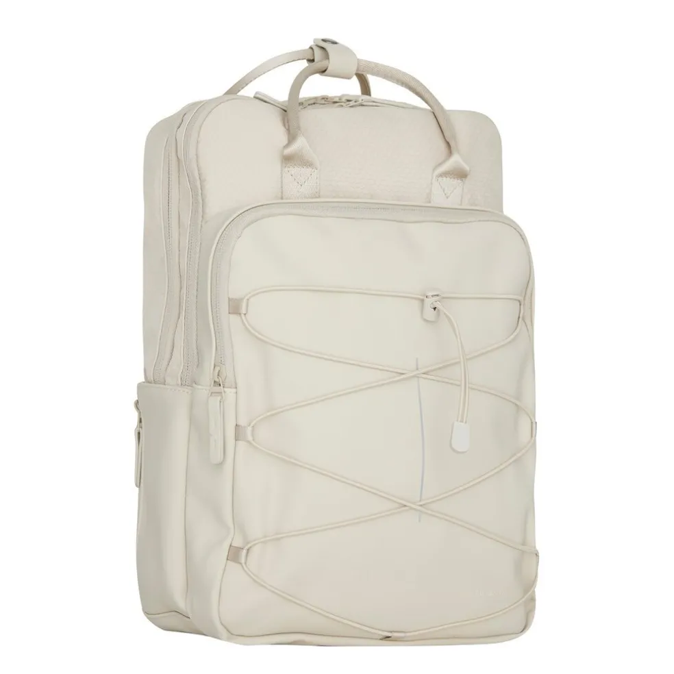 New Rebels Trondheim Rucksack – Laptop Rucksack 15,6 Zoll – Schulrucksack & Arbeitstasche – Wasserabweisend – 18L – Nylon/PU