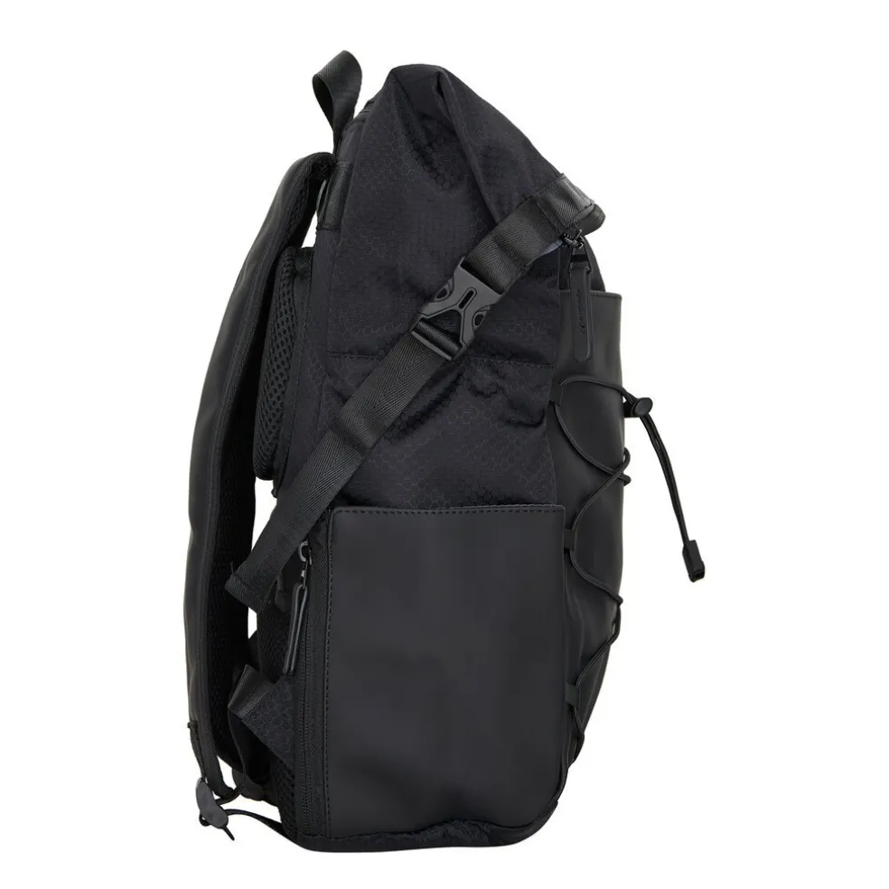 New Rebels Trondheim Windsor Rolltop Rucksack Schwarz