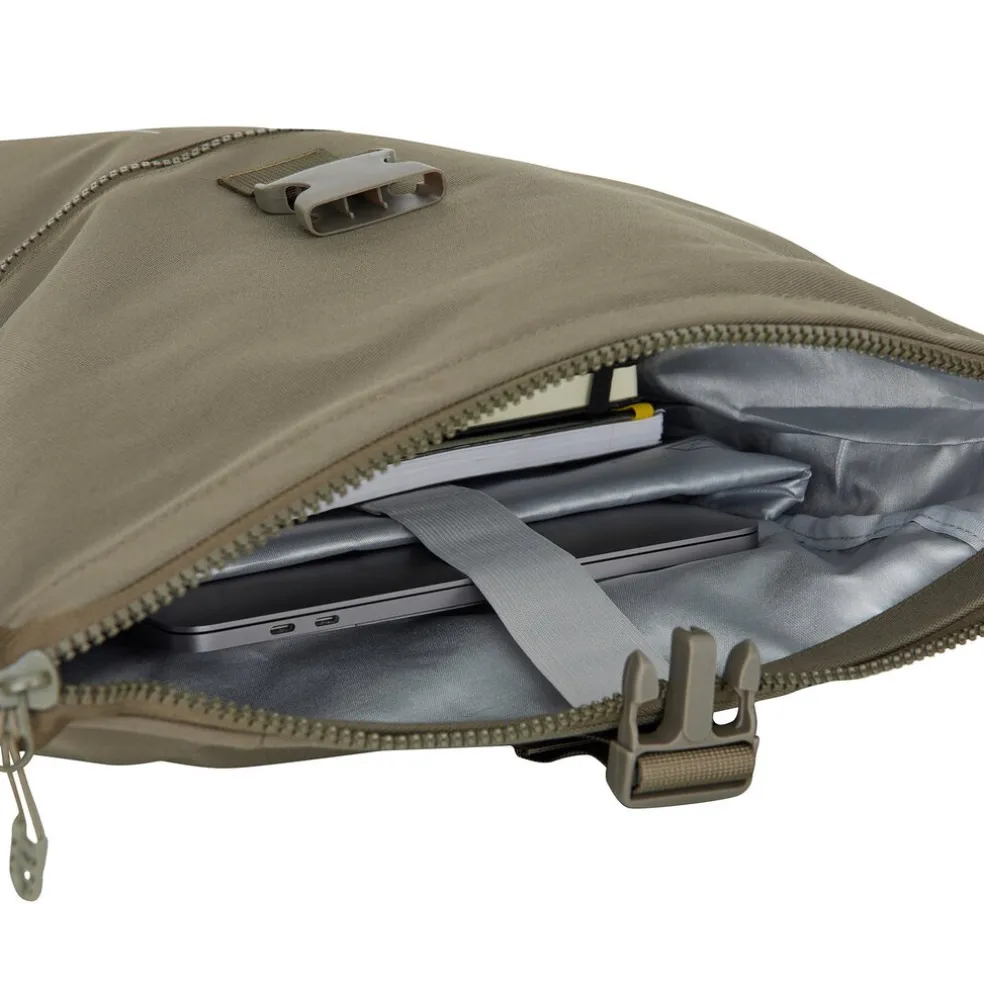 New Rebels Valor New York olivgrün 21L Rucksack Rolltop Wasserabweisend Laptop 15,6 Zoll