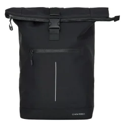 New Rebels Valor New York Schwarz 21L Rucksack Rolltop Wasserabweisend Laptop 15,6“