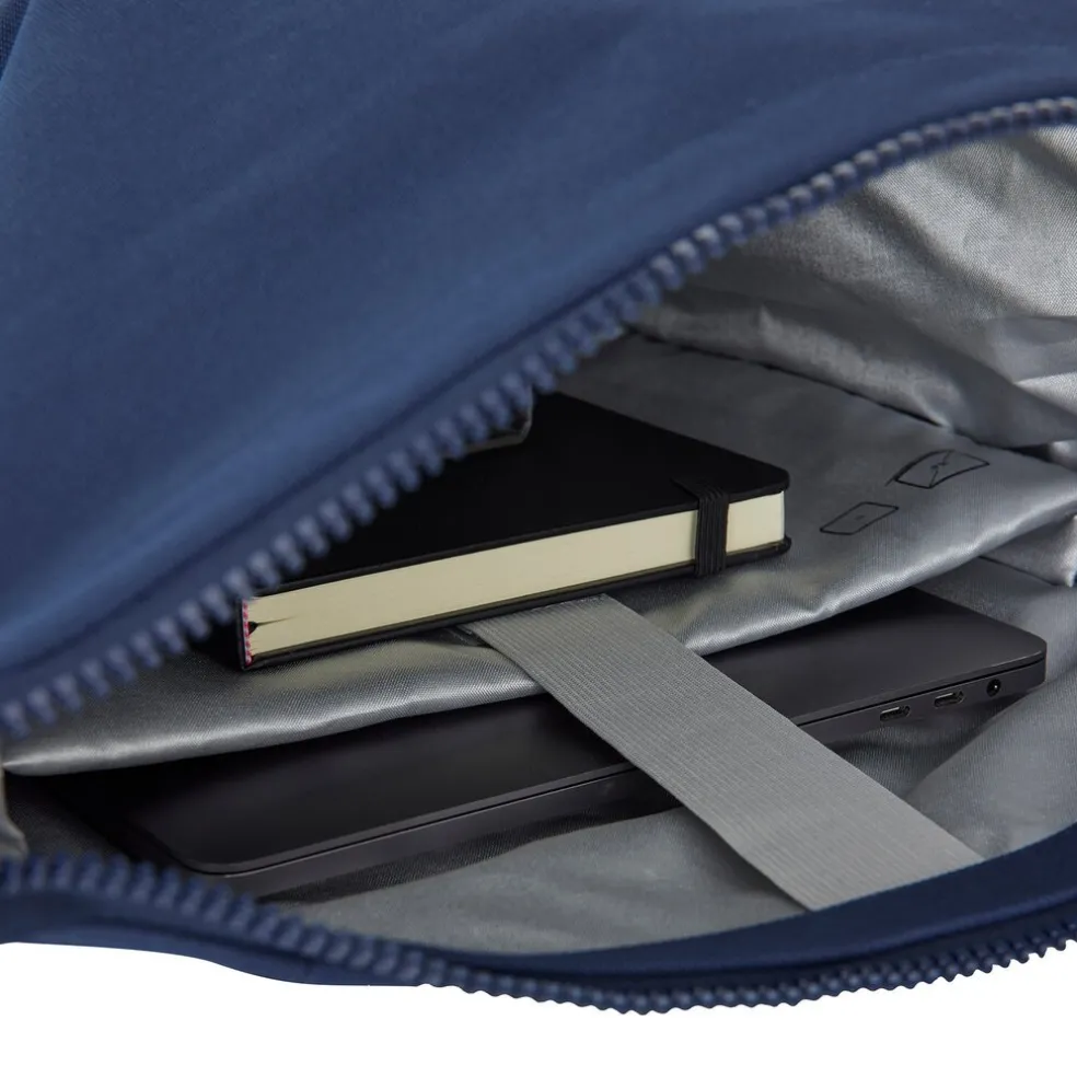 New Rebels Valor New York Marine blau 21L Rucksack Rolltop Wasserabweisend Laptop 15,6“