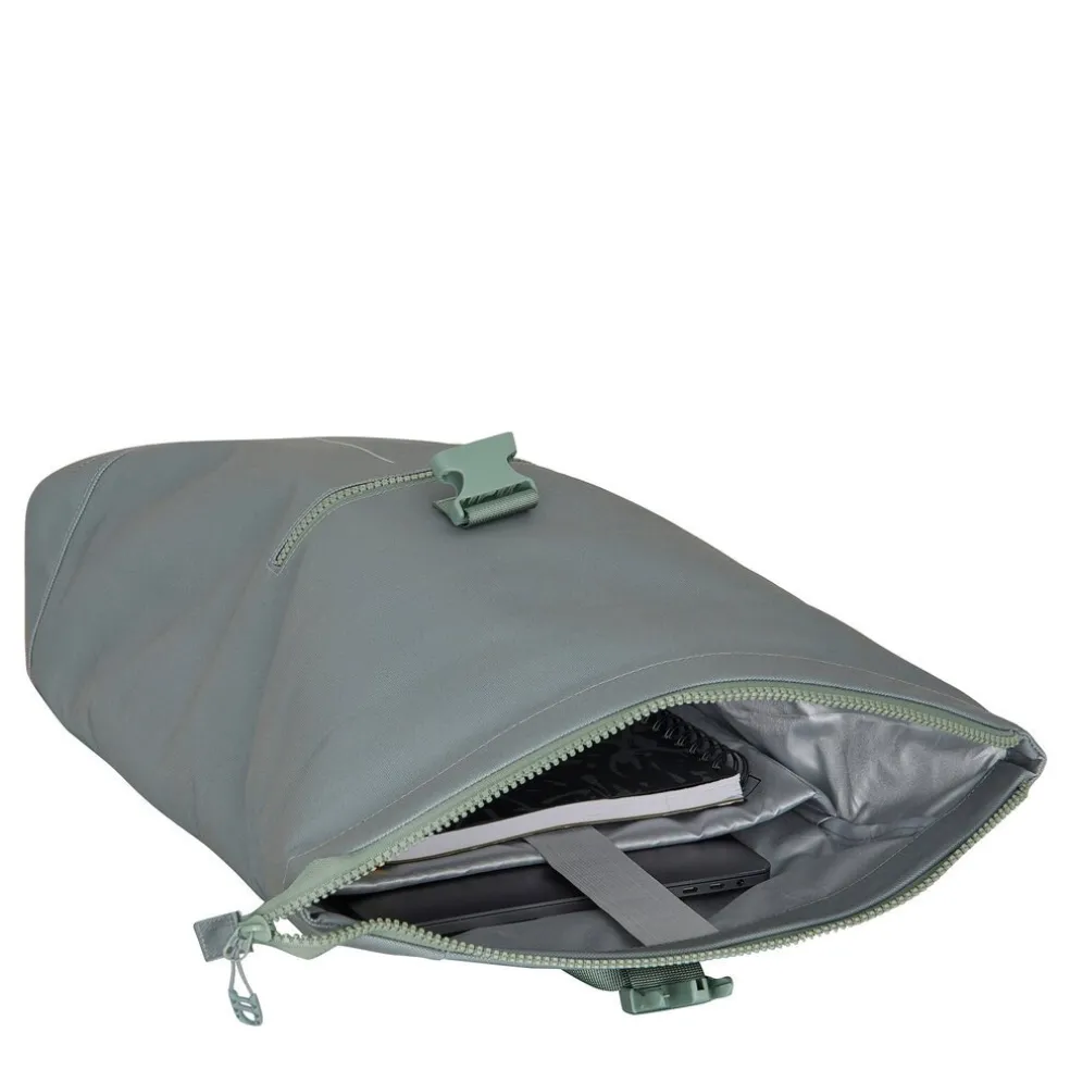 New Rebels Valor New York salie grün 21L Rucksack Rolltop Wasserabweisend Laptop 15,6 Zoll
