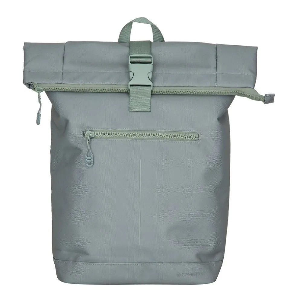 New Rebels Valor New York salie grün 21L Rucksack Rolltop Wasserabweisend Laptop 15,6 Zoll