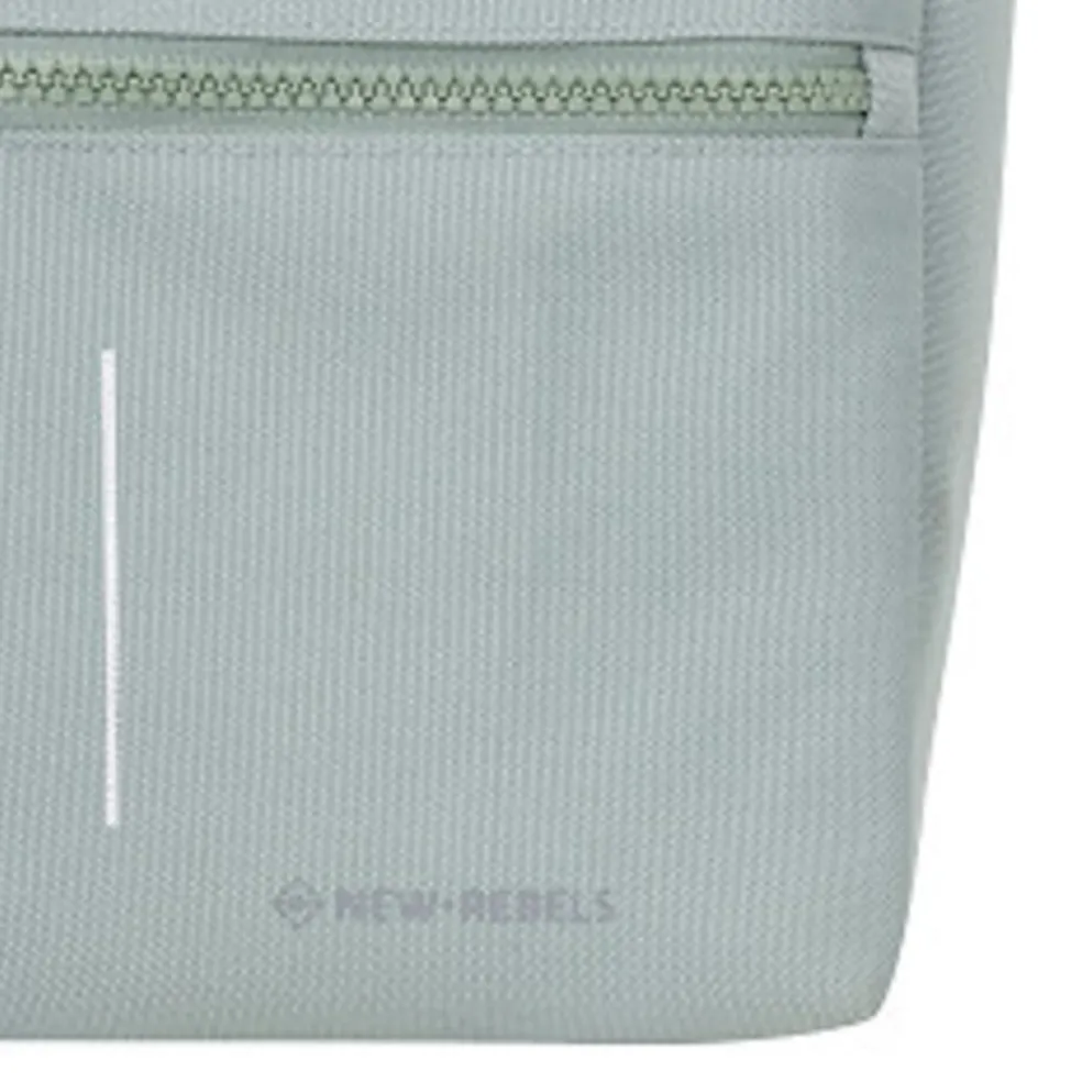 New Rebels Valor Weverly School / Arbeitstasche Rucksack – 9,5 l – Robustes 900D-Polyester – 4 Fächer Laptopfach 14” – Wasserabweisend Sage Green