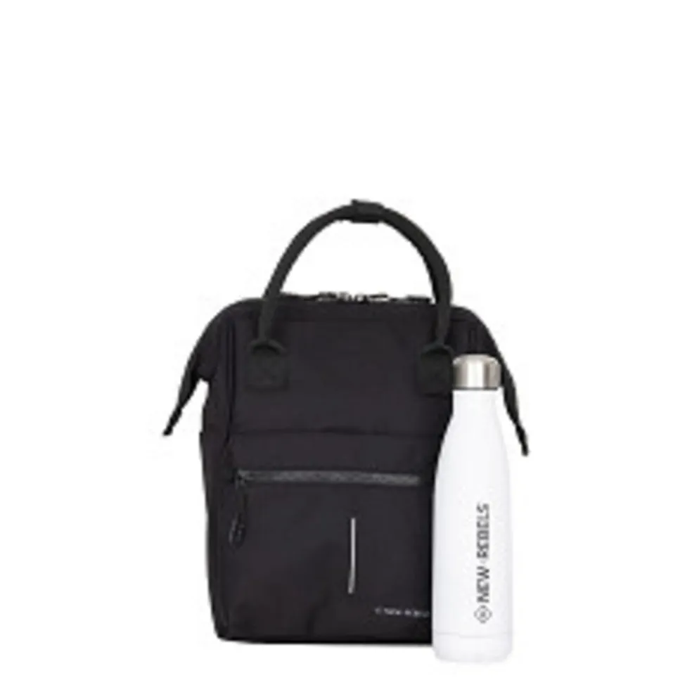 New Rebels Valor Weverly School / Arbeitstasche Rucksack – 9,5 l Robustes 900D-Polyester 4 Fächer Laptopfach 14” Wasserabweisend Black Stone