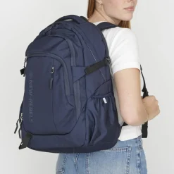 New Rebels Vince Baldwin Marineblau 33L Rucksack Wasserabweisend Laptop 15.6