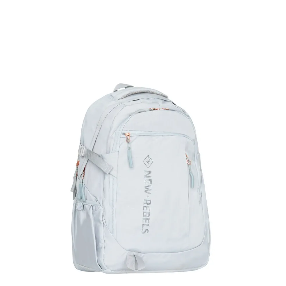 New Rebels Vince Baldwin Hellgrau 33L Rucksack Wasserabweisend Laptop 15.6"