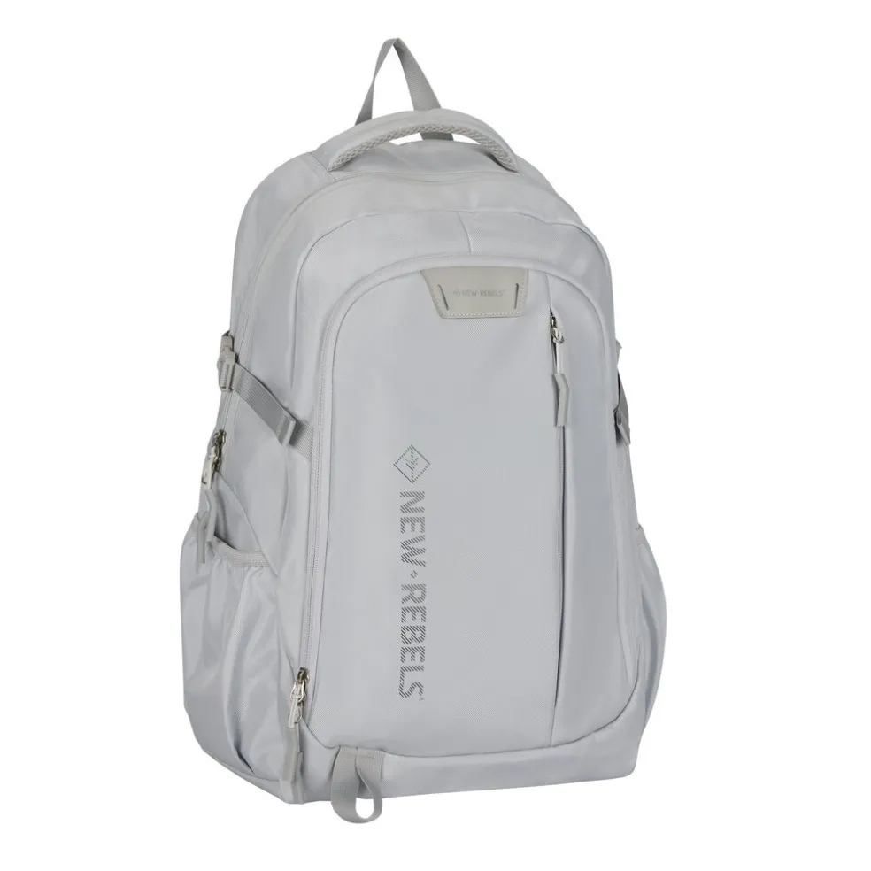 New Rebels Vince Gilbert Hellgrau 27L Rucksack Wasserabweisend Laptop 15.6"