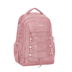 New Rebels Vince Leander Rosa 27L Rucksack Wasserabweisend Laptop 14"