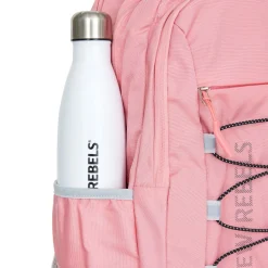 New Rebels Vince Leander Rosa 27L Rucksack Wasserabweisend Laptop 14