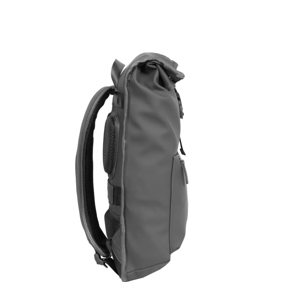 New Rebels William Baltimore Anthrazit 13L Rolltop Rucksack Wasserabweisend Laptop 14"