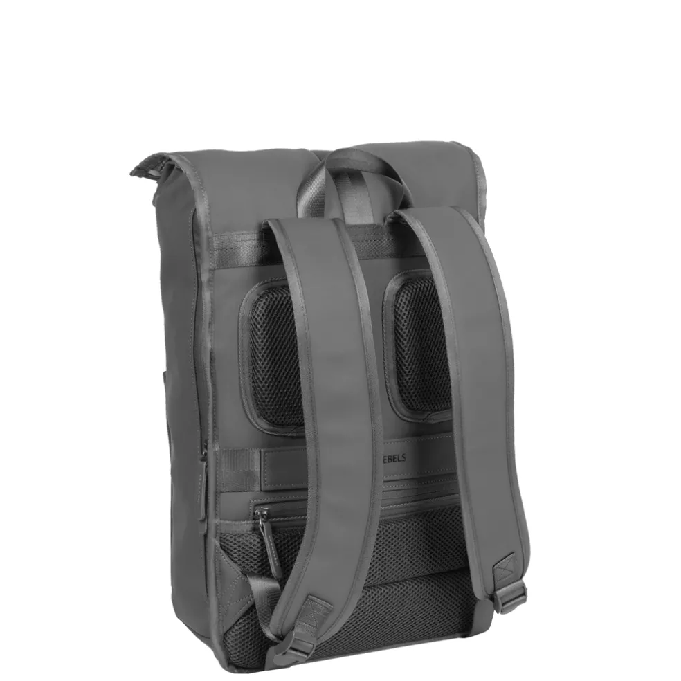 New Rebels William Baltimore Anthrazit 13L Rolltop Rucksack Wasserabweisend Laptop 14"