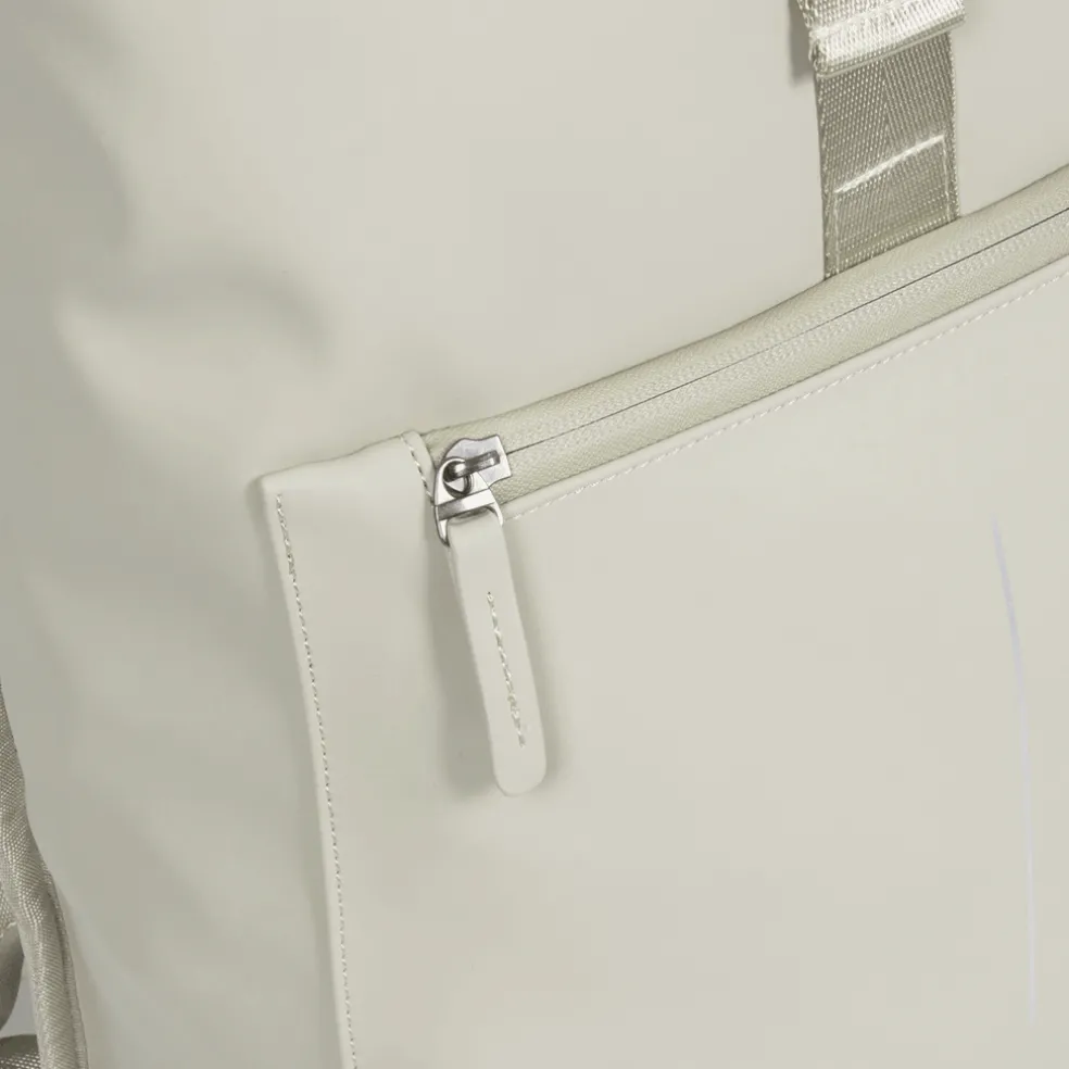 New Rebels William Baltimore Beige 13L Rolltop Rucksack Wasserabweisend Laptop 14"