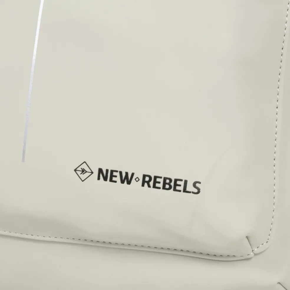 New Rebels William Baltimore Beige 13L Rolltop Rucksack Wasserabweisend Laptop 14"