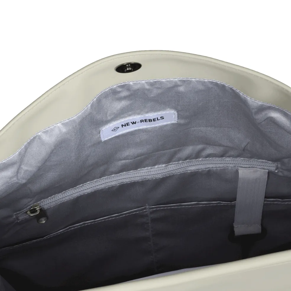 New Rebels William Baltimore Beige 13L Rolltop Rucksack Wasserabweisend Laptop 14"