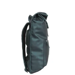 New Rebels William Baltimore Metallic Grün 13L Rolltop Rucksack Wasserabweisend Laptop 14"