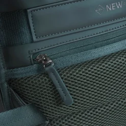 New Rebels William Baltimore Metallic Grün 13L Rolltop Rucksack Wasserabweisend Laptop 14