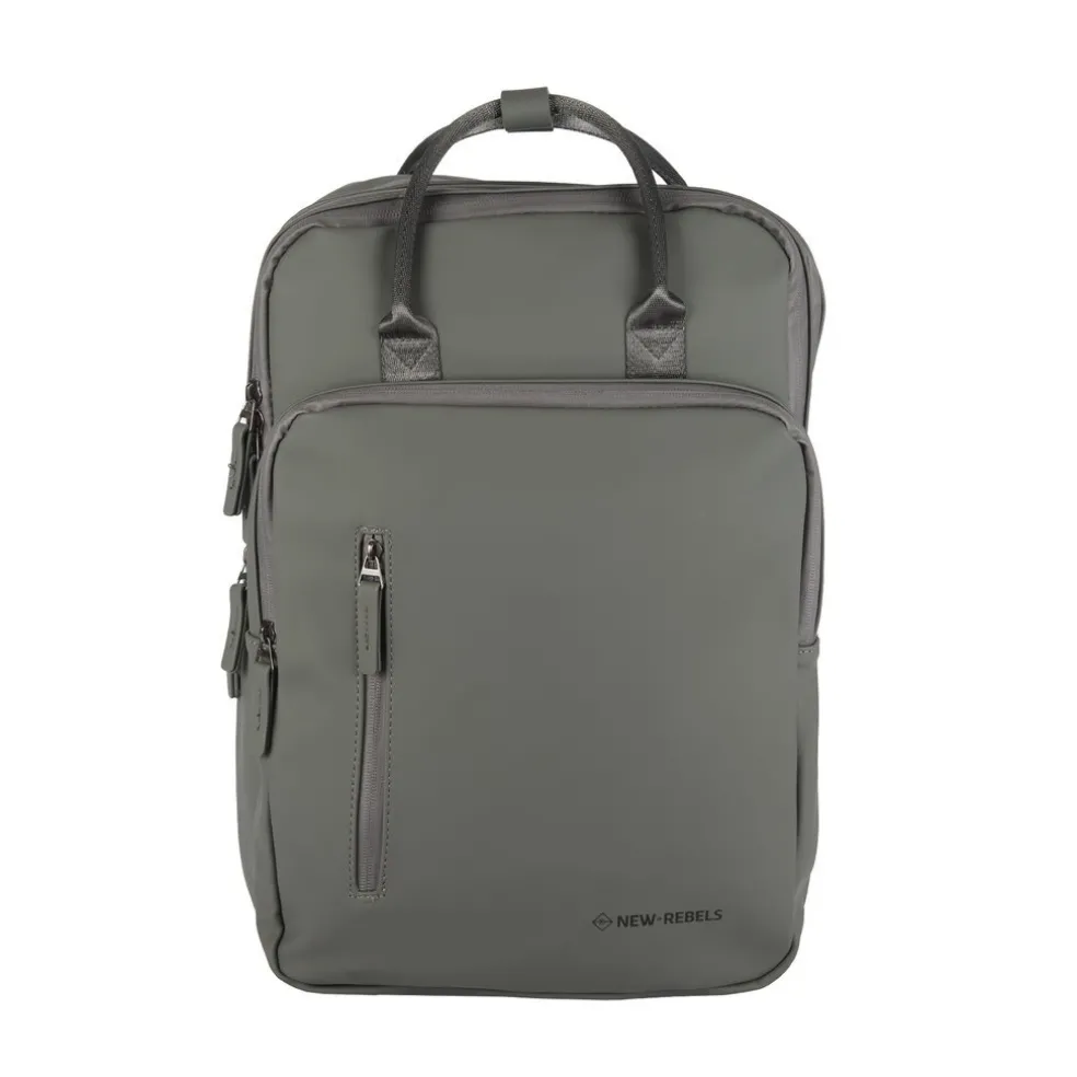 New Rebels William Milwaukee Anthrazit 18L Rucksack Wasserabweisend Laptop 15.6"