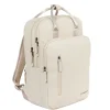 New Rebels William Milwaukee 18 L Laptop-Rucksack – Wasserabweisendes PU für 15,6″ Laptop – Beige