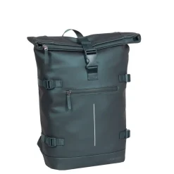 New Rebels William Riverside Metallic Grün 19L Rucksack Wasserabweisend Laptop15.6"