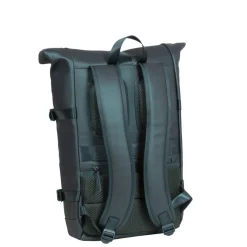 New Rebels William Riverside Metallic Grün 19L Rucksack Wasserabweisend Laptop15.6